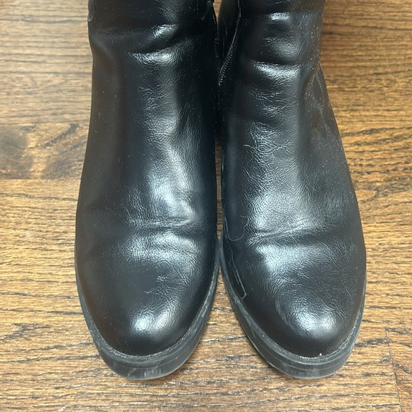 Life Stride extended calf black leather boots - Picture 7 of 7